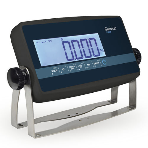 Indicateur de pesage affichage LCD - GI400 LCD ABS - GIROPES - encastrable / benchtop / mural