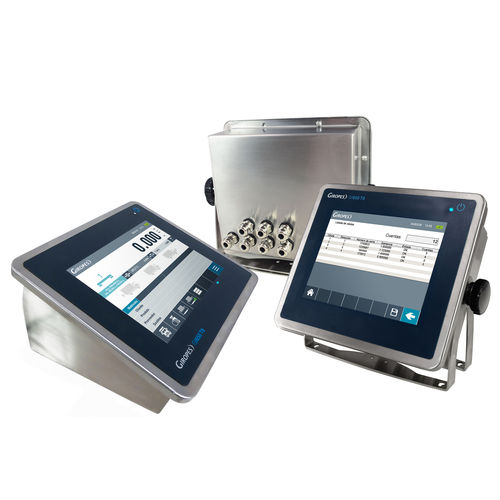 Indicateur de pesage avec écran tactile - GI650D - GIROPES - benchtop / mural / étanche