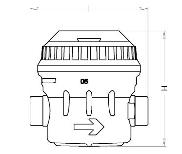 Débitmètre à pistons rotatifs - ALTAIR V4 - DIEHL Metering - pour eau / en ligne / compact