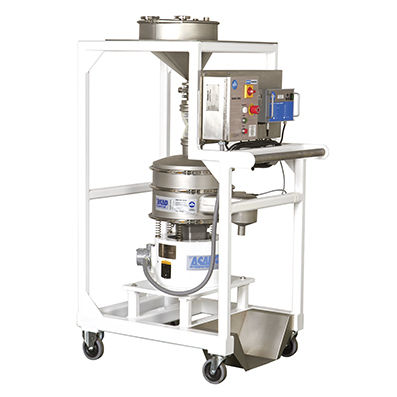 Crible mobile - 3dMP - SWECO - pour poudres / compact