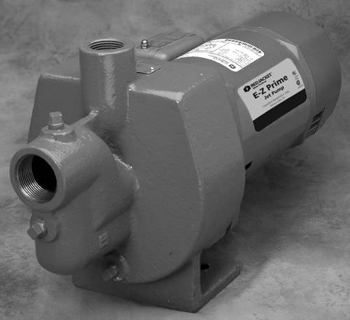 Pompe centrifuge - EZ - RED JACKET - à eau / électrique / auto-amorçante