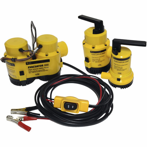 Pompe à eau - EV series - RULE INDUSTRIES - à moteur DC / industrielle / d'assèchement