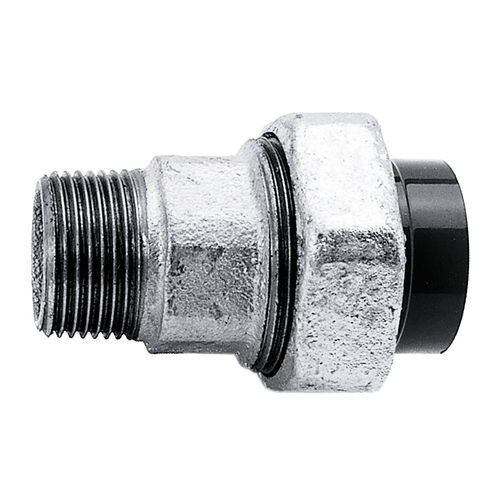 Adaptateur hydraulique mâle - IBG® - Praher Plastics Austria GmbH - en PVC-U / en acier zingué / droit