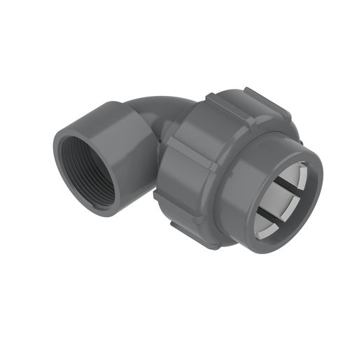 Raccord hydraulique - IBG FlexFit® - Praher Plastics Austria GmbH - à visser / rapide / coudé à 90°