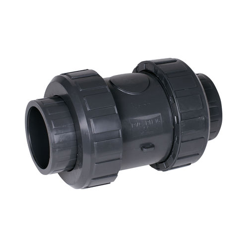 Clapet anti-retour à bille - S4 - Praher Plastics Austria GmbH - fileté / à bride / en PVC-U