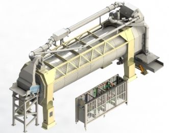 Unité de traitement à tambour - HAUNI Tobcon-LC - Körber Technologies GmbH - pour tige de tabac