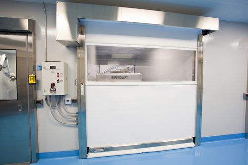 Porte à enroulement - Pharma-Roll® - Rytec Corporation - pour salle blanche / pour l'intérieur / rapide