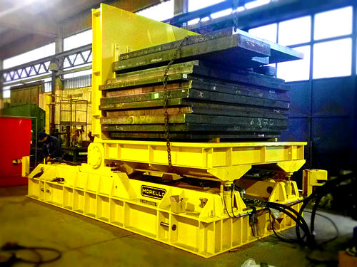 Basculeur hydraulique - RIB - 90° - 80t - MORELLO GIOVANNI S.r.l. - électrique / électrique et hydraulique / de palettes