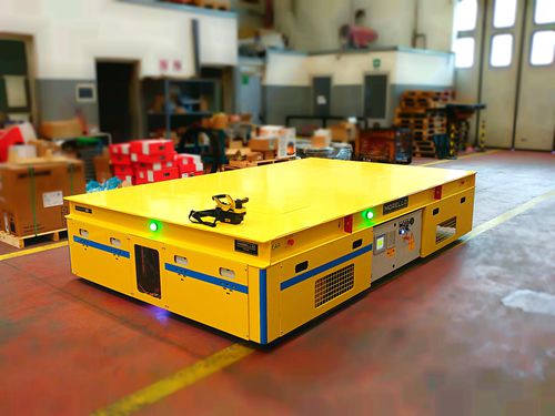 AGV de manutention - OMNI-E - AGV - MORELLO GIOVANNI S.r.l. - pour charges lourdes / électrique / omnidirectionnel