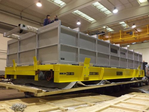 Chariot de transfert - 150 m/1' - MORELLO GIOVANNI S.r.l. - en acier / polyvalent / sur rail