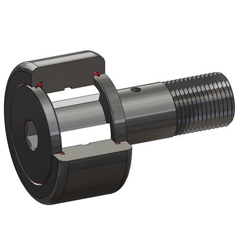Galet de came avec roulement à aiguilles-rouleaux - BCR series - ACCURATE BUSHING - à tête hexagonale / à goujon / plastique