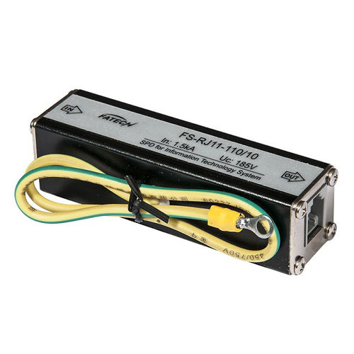 Parafoudre de type 3 - FS-RJ11-110/10-2 - FATECH ELECTRONIC (FOSHAN) CO., LTD - pour applications télécom / de télécommunication / enfichable