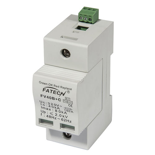 Parafoudre de type 1 - FV40B+C/1-xxx S series - FATECH ELECTRONIC (FOSHAN) CO., LTD - de type 2 / de télésignalisation / pour alimentation électrique
