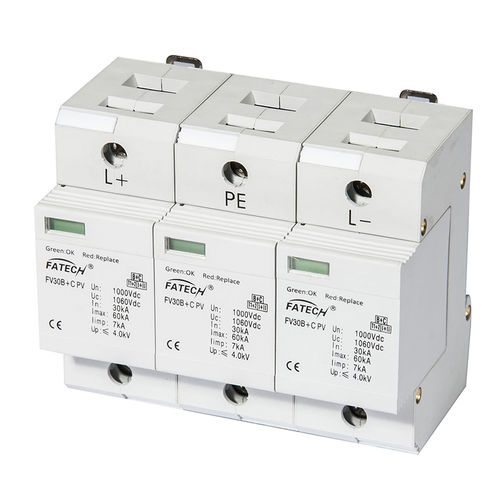Parafoudre de type 1 - FV30B+C/3-1500 PV S - FATECH ELECTRONIC (FOSHAN) CO., LTD - de type 2 / de télésignalisation / pour installation photovoltaïque