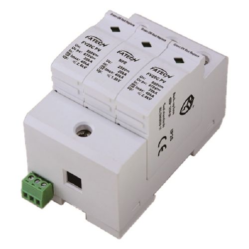 Parafoudre de type 2 - FV20C/2+NPE-xxxPV (S) - FATECH ELECTRONIC (FOSHAN) CO., LTD - classe II / de télésignalisation / pour installation photovoltaïque