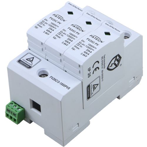 Parafoudre de type 2 - FV20C/3-1000PVS - FATECH ELECTRONIC (FOSHAN) CO., LTD - classe II / de télésignalisation / pour installation photovoltaïque