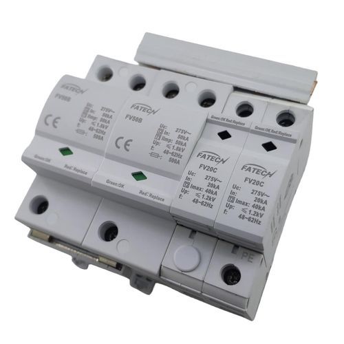 Parafoudre de type 1 - FV50B+C/2-275(S) series - FATECH ELECTRONIC (FOSHAN) CO., LTD - de type 2 / classe I / classe II