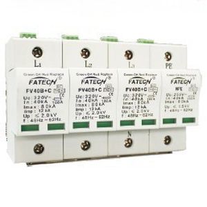 Parafoudre de type 1 - FV40B+C/3+NPE-xxx S series - FATECH ELECTRONIC (FOSHAN) CO., LTD - de télésignalisation / pour alimentation électrique / hybride