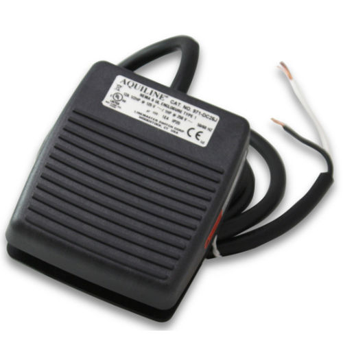Interrupteur à pédale de commande - 971-DC26J - Linemaster - électrique / 1 pédale / maintenu