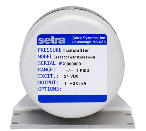 Transducteur de pression différentielle - 239 - SETRA - à membrane / thermique / analogique