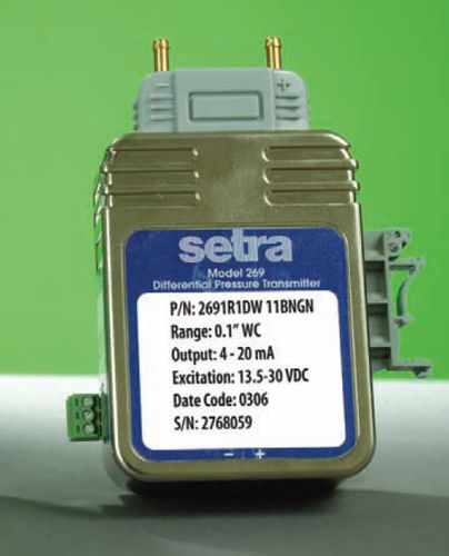 Transducteur de pression différentielle - 269 - SETRA - à membrane / analogique / sur rail DIN