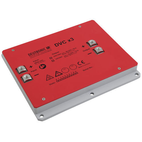 Convertisseur DC/DC à isolation galvanique - DVC853 - DEUTRONIC - régulé / en boîtier métallique / de véhicule