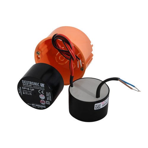 Alimentation électrique encapsulée - DP18UP series - DEUTRONIC - AC/DC / régulée / pour éclairage à LED