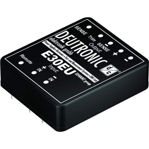 Module convertisseur DC/DC plage de tension d'entrée 4:1 - E30EU Series - DEUTRONIC - isolé / de circuit imprimé / ajustable