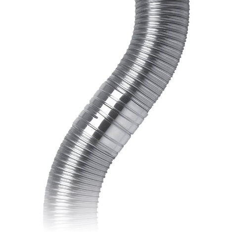 Gaine de ventilation flexible - FLEX series - ROCCHEGGIANI - en acier inoxydable / pour chauffage