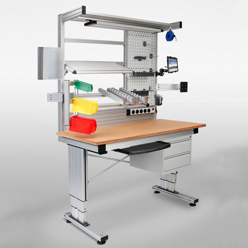 Poste de travail pour assemblage - RK Easywork workstation - RK Rose+Krieger GmbH - ergonomique / multiusage