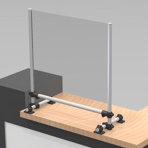 Écran de protection d'accueil - RK Rose+Krieger GmbH - sanitaire / anti-projections