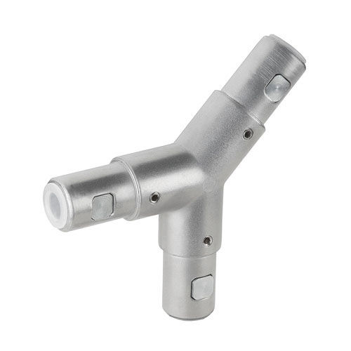 Connecteur de tube pour garde-corps - ITAS WIY 40-45&deg; - RK Rose+Krieger GmbH - rond / en Y / en fonte d'aluminium