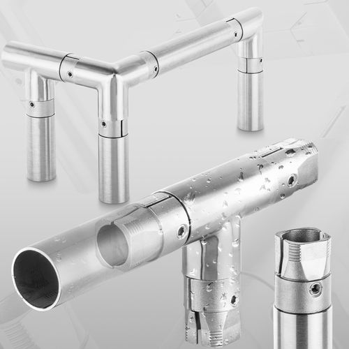 Connecteur de tube rond - EMS - RK Rose+Krieger GmbH - en croix / en T / d'angle