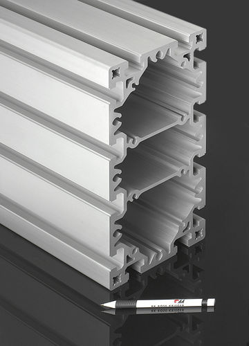 Profilé en aluminium - BLOCAN® D-Profil - RK Rose+Krieger GmbH - plat / rectangulaire / de construction