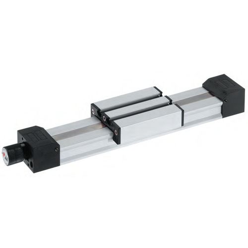 Axe linéaire à profilé - PLM-G - RK Rose+Krieger GmbH - à vis trapézoïdale / électrique / compact
