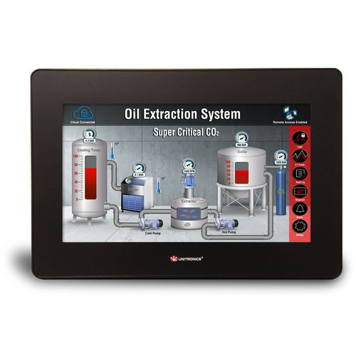 Automate programmable avec HMI intégrée - UniStream&reg; - Unitronics - compact / avec E/S intégrée / RS485