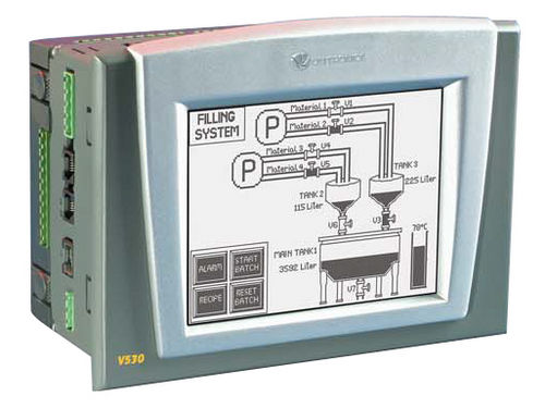 Automate programmable embarqué - 5.7", 320 x 240 pixels, RS232, RS485 | Vision530™ - Unitronics - avec E/S intégrée / Ethernet TCP/IP / pour bus de terrain