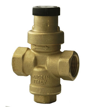 Régulateur/réducteur de pression pour eau - MINIBRASS 102 - RubinetteriaMalgorani - à pointeau / en laiton