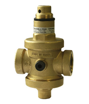 Régulateur/réducteur de pression pour eau - EUROBRASS CR - RubinetteriaMalgorani - à pointeau / en laiton / en inox
