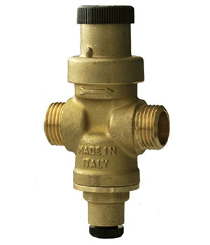 Régulateur/réducteur de pression pour eau - MINIBRASS 107 - RubinetteriaMalgorani - à pointeau / en laiton