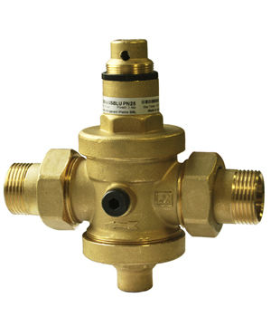Régulateur/réducteur de pression pour eau - EUROBRASS CR - RubinetteriaMalgorani - à pointeau / en laiton / à action directe