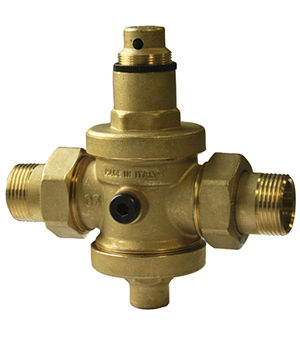 Régulateur/réducteur de pression pour eau - EUROBRASS 142 - RubinetteriaMalgorani - à pointeau / en laiton / à action directe