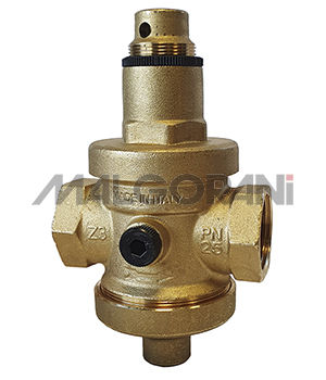 Régulateur/réducteur de pression pour eau - EUROBRASS 143 - RubinetteriaMalgorani - à pointeau / en laiton / à action directe