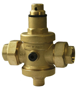 Régulateur/réducteur de pression pour eau - EUROBRASS 146 - RubinetteriaMalgorani - à pointeau / en laiton / en inox