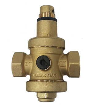 Régulateur/réducteur de pression pour eau - EUROBRASS 134 - RubinetteriaMalgorani - à pointeau / en laiton / en inox