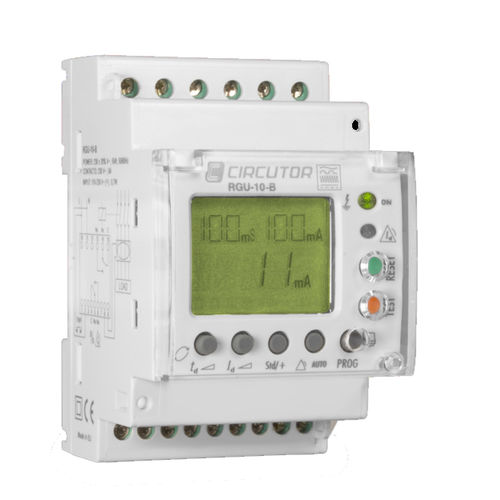 Relais de surveillance de fuite à la terre - RGU-10B - CIRCUTOR - triphasé / AC/DC / monophasé