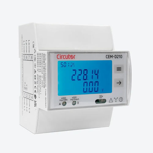 Compteur d'énergie électrique triphasé - CEM-D210 - CIRCUTOR - sur rail DIN / numérique / RS-485