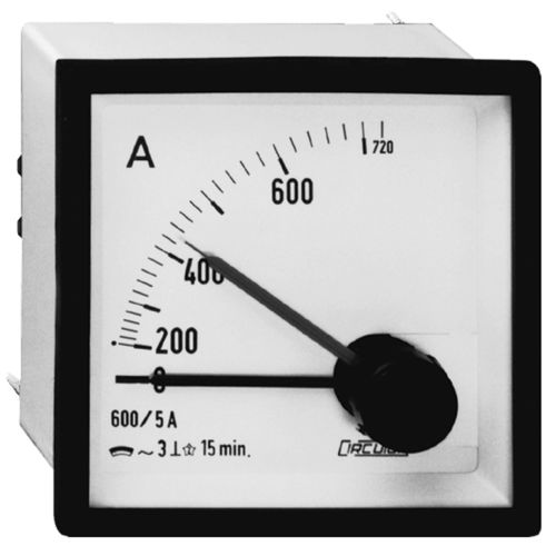 Ampèremètre analogique - MC series - CIRCUTOR - monté en panneau / avec indication de demande maximale