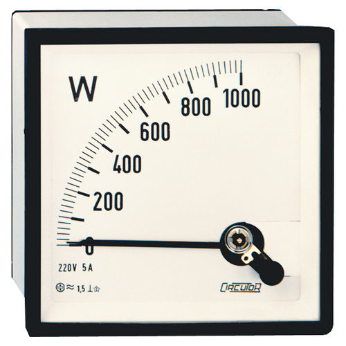 Wattmètre de puissance active - WMC-WTC series - CIRCUTOR - monophasé / triphasé