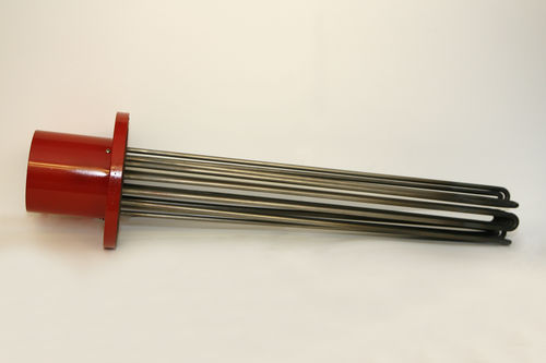 Thermoplongeur à bride - B series - Backer Hotwatt Inc - en acier inoxydable